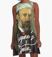 Cezanne's Greetings A-Line Dress