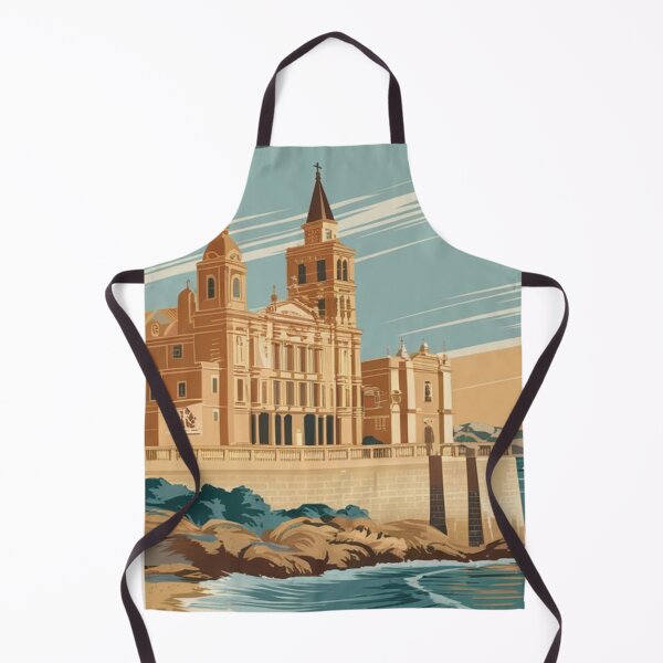 Item preview, Cadiz Vintage Travel Poster designed and sold by TravelerRat.
