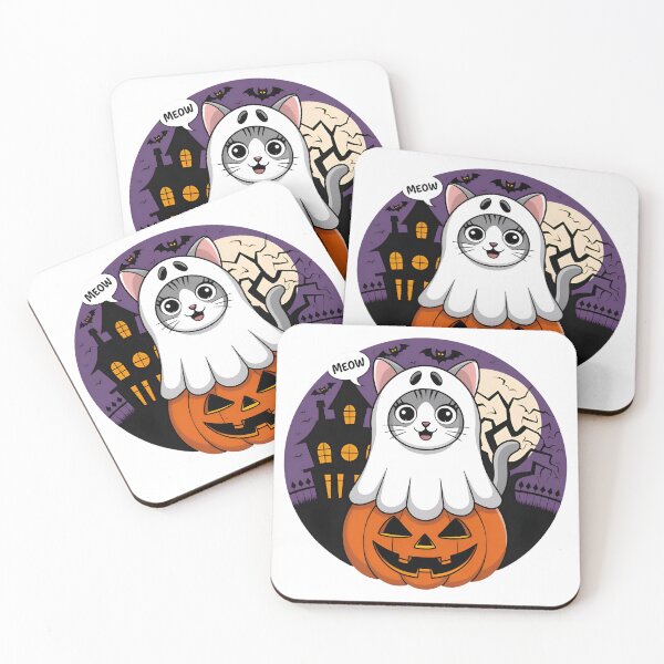 Item preview, Halloween Cat Ghost Costume designed and sold by SRXTees.