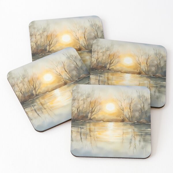 Item preview, Sunny Winter Lake designed and sold by CalmnessbyChoice.