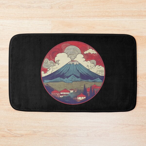 Item preview, Geometric Balance: Mount Vesuvius and Pompeii designed and sold by Farid1Shop.