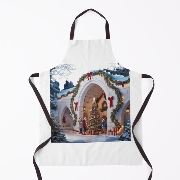 Item preview, A serene and festive winter wonderland Christmas scene designed and sold by Elegacy77.