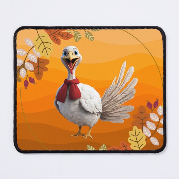 Item preview, Happy Thanksgiving - Happy turkey in autumn colors designed and sold by ColorfulVertigo.