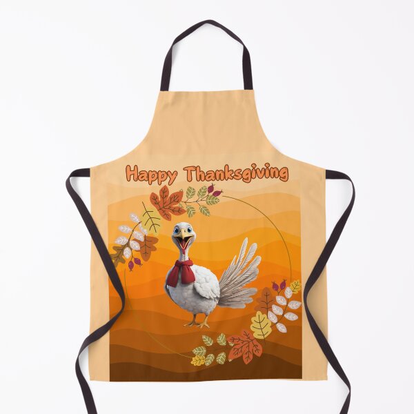 Item preview, Happy Thanksgiving - Happy turkey in autumn colors designed and sold by ColorfulVertigo.