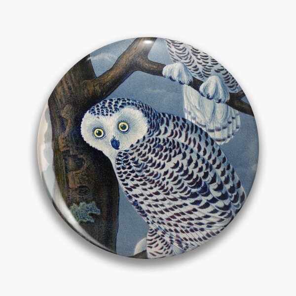 Item preview, Blue snow owls designed and sold by KAY Artists.