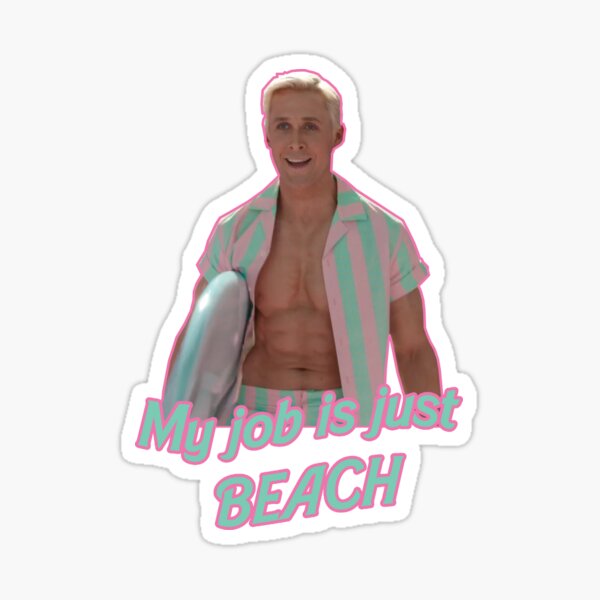 Item preview, My job is just beach designed and sold by hesjustken.