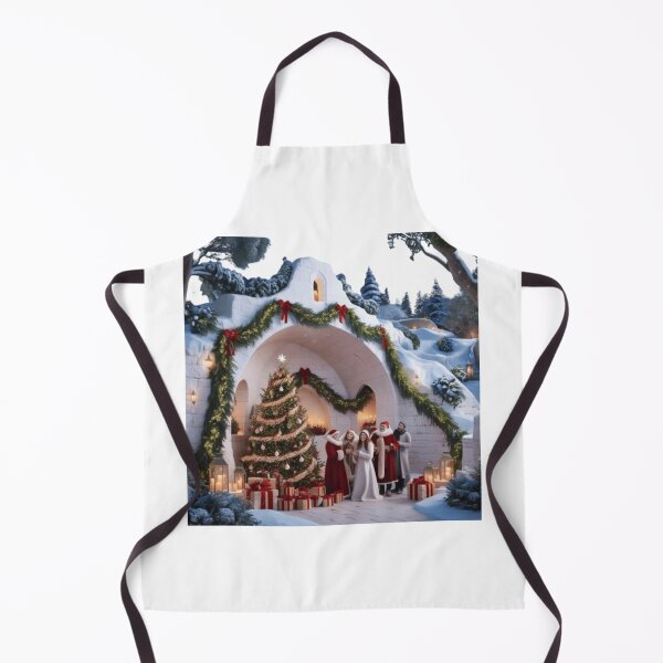 Item preview, A serene and festive winter wonderland Christmas scene depicting the Milk Grotto designed and sold by Elegacy77.