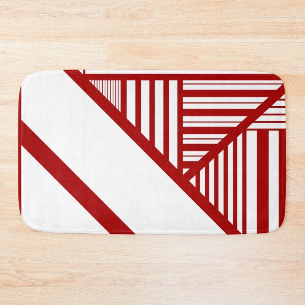 Item preview, Triangle Stripes in Red and White designed and sold by LAEC-Shop.