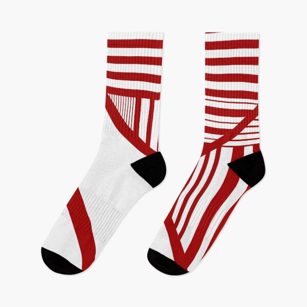 Item preview, Triangle Stripes in Red and White designed and sold by LAEC-Shop.