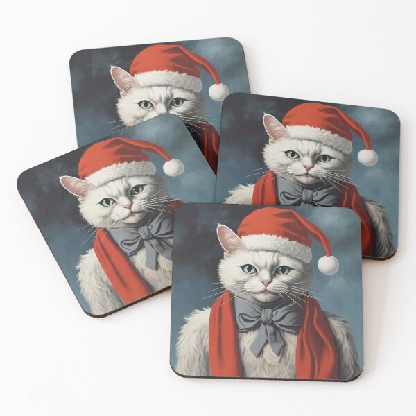 Item preview, Magritte-Inspired Winter Kitty designed and sold by vwcallais.