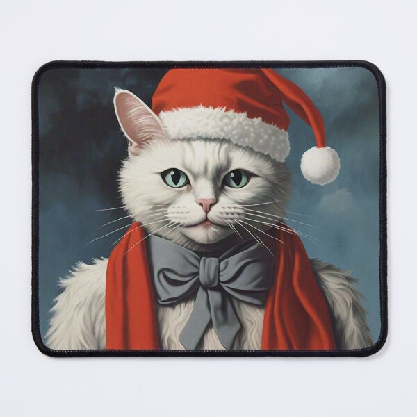 Item preview, Magritte-Inspired Winter Kitty designed and sold by vwcallais.
