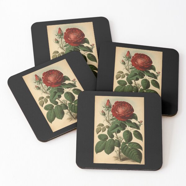 Item preview, Vintage romance: the red rose designed and sold by KAY Artists.