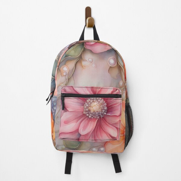 Item preview, Peach Flowers and Pearls designed and sold by CalmnessbyChoice.