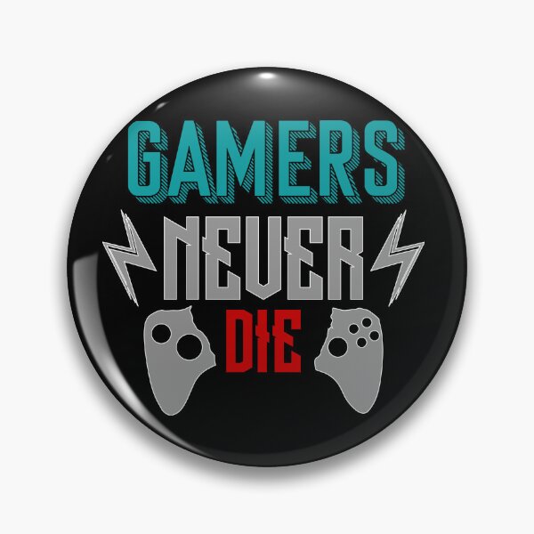 Item preview, Play Forever, Gamers Never Die designed and sold by CleanDecor.