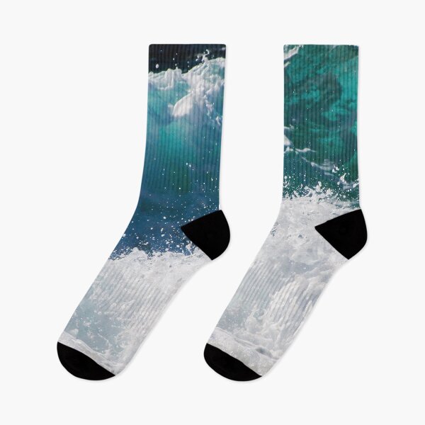 Item preview, Close-Up of Turquoise Ocean Waves in Motion designed and sold by NatureUnleashed.