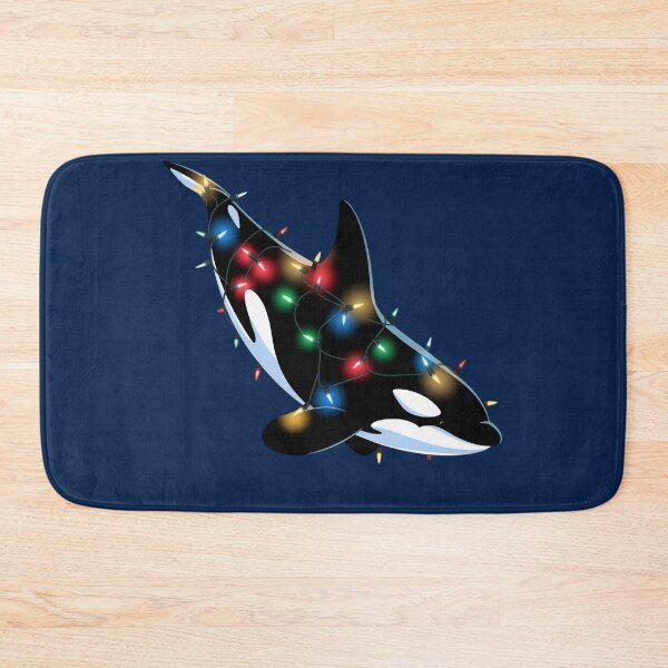 Item preview, Orca Wrapped in Christmas Lights designed and sold by Situstshirts.