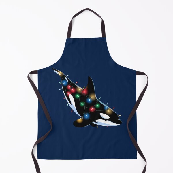 Item preview, Orca Wrapped in Christmas Lights designed and sold by Situstshirts.