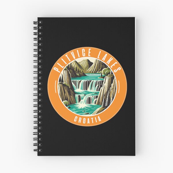 Item preview, Retro Plitvice Lakes National Park Landscape designed and sold by MaateoDesign.