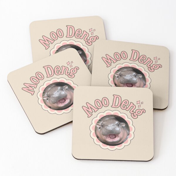 Item preview, Moo Deng pygmy hippo  designed and sold by FatBirdie.