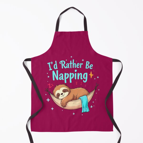 Item preview, I'd Rather Be Napping Cute Sloth Quote designed and sold by TheArtOfPat.