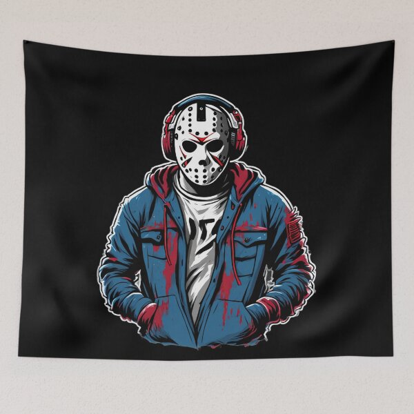 Item preview, 80s Masked Killer, Horror, Hoodie, Headphones designed and sold by Burn-Ego.