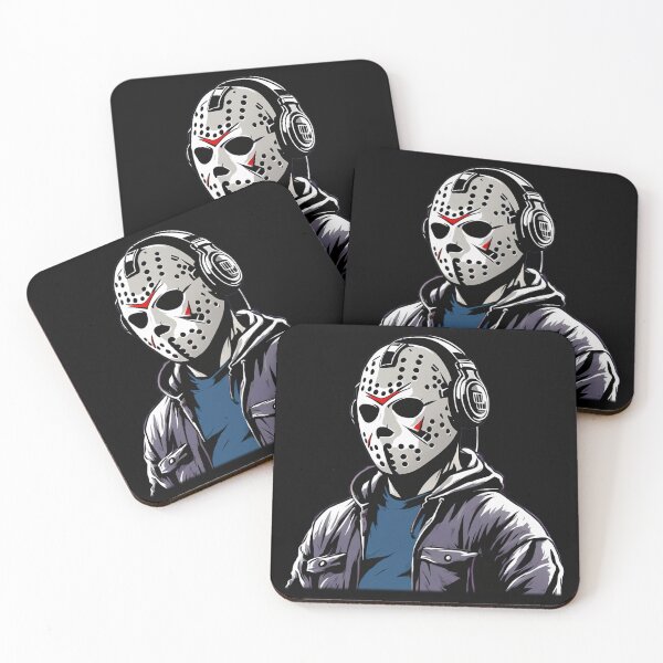 Item preview, DJ Hockey Mask, Horror, Hoodie, Headphones designed and sold by Burn-Ego.