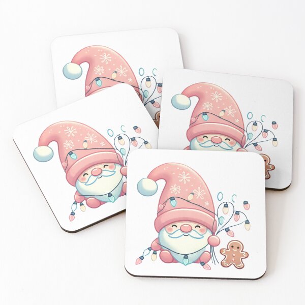 Item preview, Cute Christmas Gnome with Lights and Gingerbread Art designed and sold by AIARTIST1.