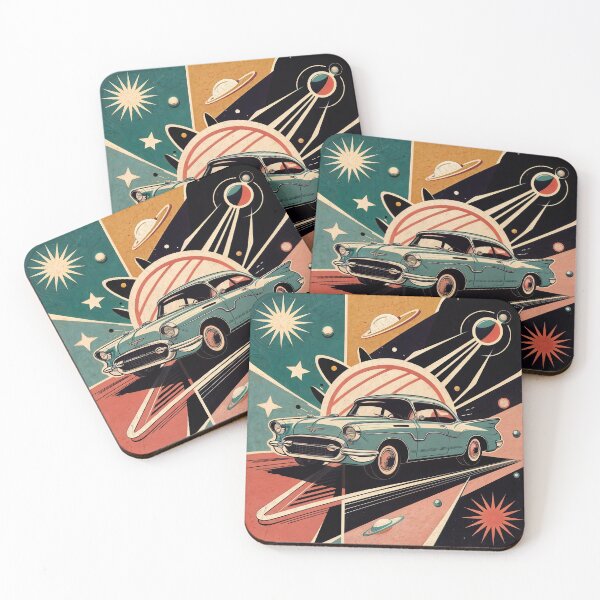 Item preview, Sticker T-Shirt Design Trending: VINTAGE CAR designed and sold by ForeverPrintsOK.