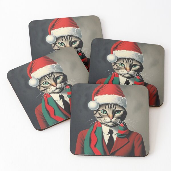 Item preview, Magritte-Inspired Christmas Tabby designed and sold by vwcallais.