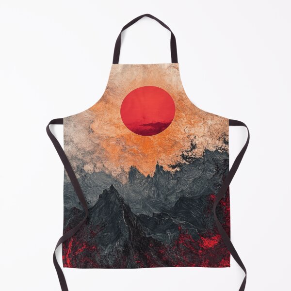 Item preview, Bloody Mountains and Sun designed and sold by NicolasGlowArt.