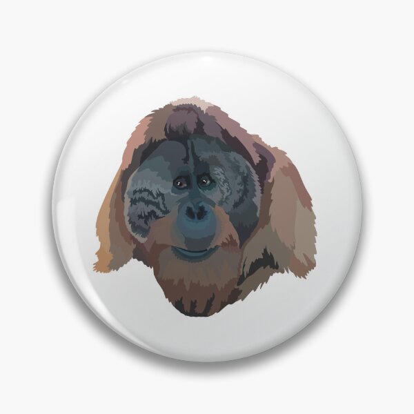 Item preview, O is for Orangutan,Orangutan – Majestic Great Ape Wildlife Illustration designed and sold by PrettylittlepastelUk.