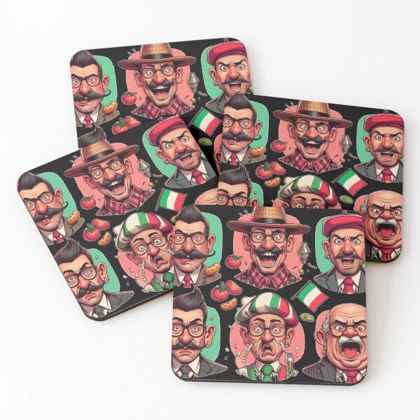 Item preview, Crazy Faces Italy (mi scusi!) designed and sold by mrf2thed.