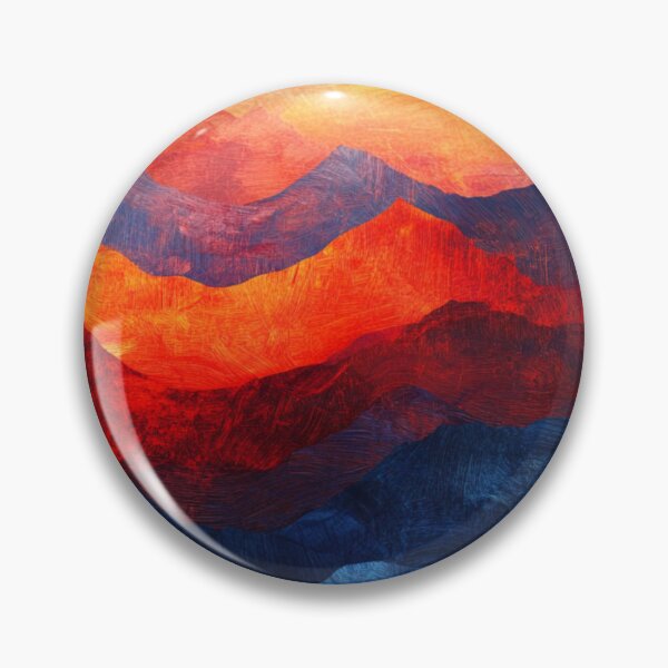 Item preview, Colorful Abstract Mountains designed and sold by NicolasGlowArt.