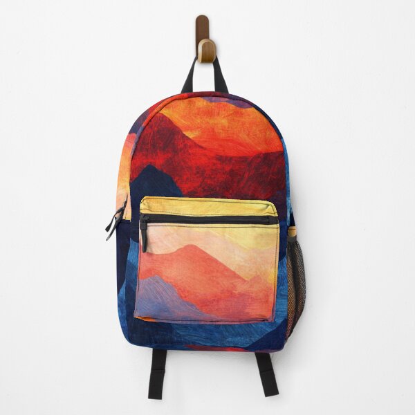 Item preview, Colorful Abstract Mountains designed and sold by NicolasGlowArt.