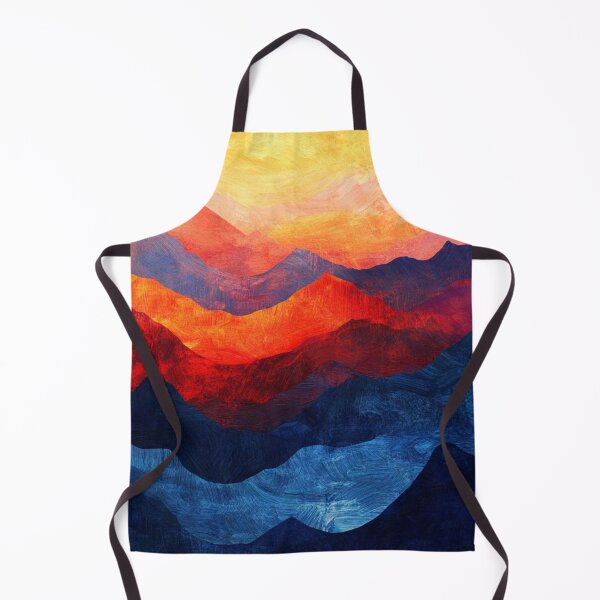 Item preview, Colorful Abstract Mountains designed and sold by NicolasGlowArt.