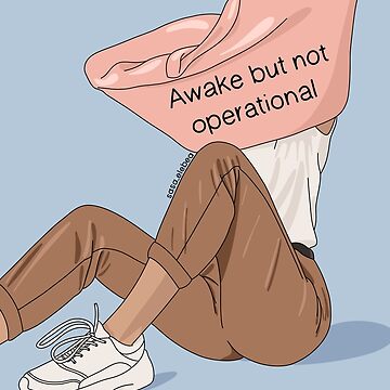 Artwork thumbnail, Awake but not operational by Sasa Elebea by Sabrina Brugmann