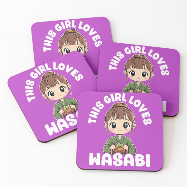 Item preview, This Girl Loves Wasabi Cute Japanese Foodie designed and sold by Maljonic.