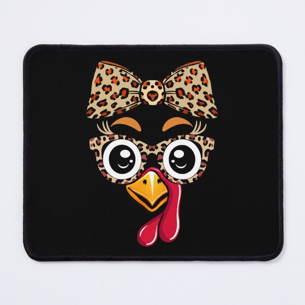Item preview, Turkey Face Leopard Headband Glasses Thanksgiving Women Girl  designed and sold by DrawHandArt.