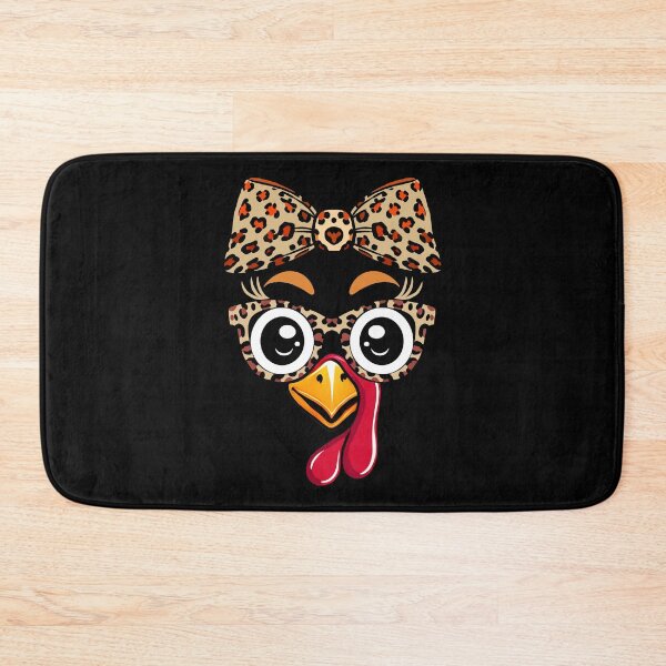 Item preview, Turkey Face Leopard Headband Glasses Thanksgiving Women Girl  designed and sold by DrawHandArt.