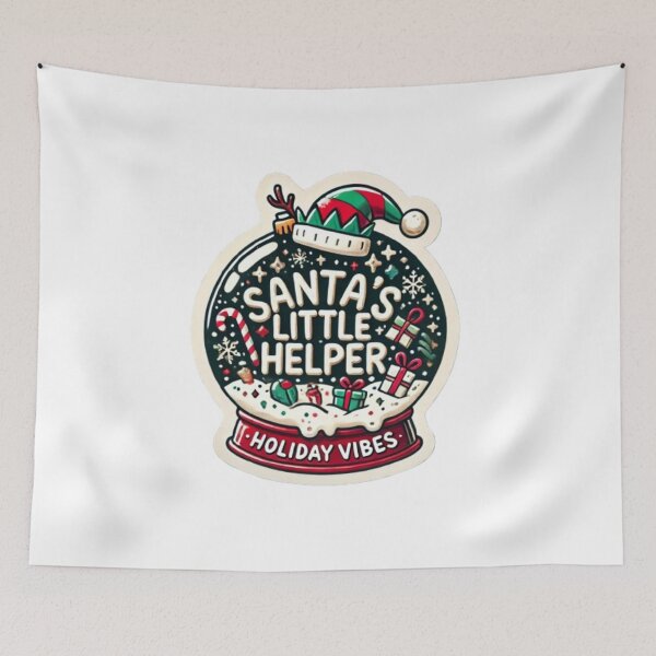 Item preview, Santa Little Helper - Santa Christmas Holiday Vibes designed and sold by polo-designs.