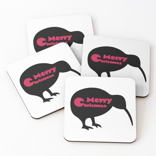 Item preview, Christmas. New Zealand. Merry, Kiwi Christmas. Holiday. (white background) designed and sold by bekksa.