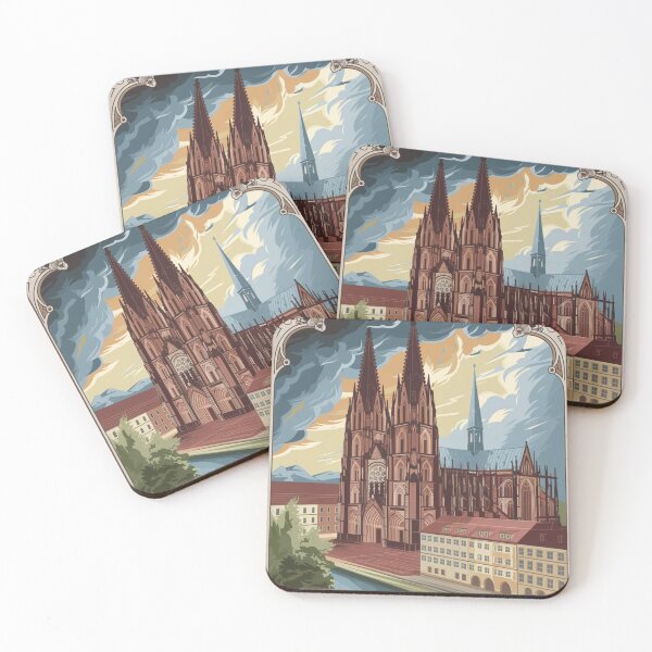 Item preview, Mainz Vintage Travel Poster designed and sold by TravelerRat.