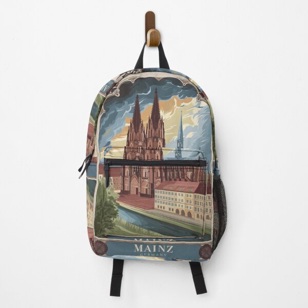Item preview, Mainz Vintage Travel Poster designed and sold by TravelerRat.