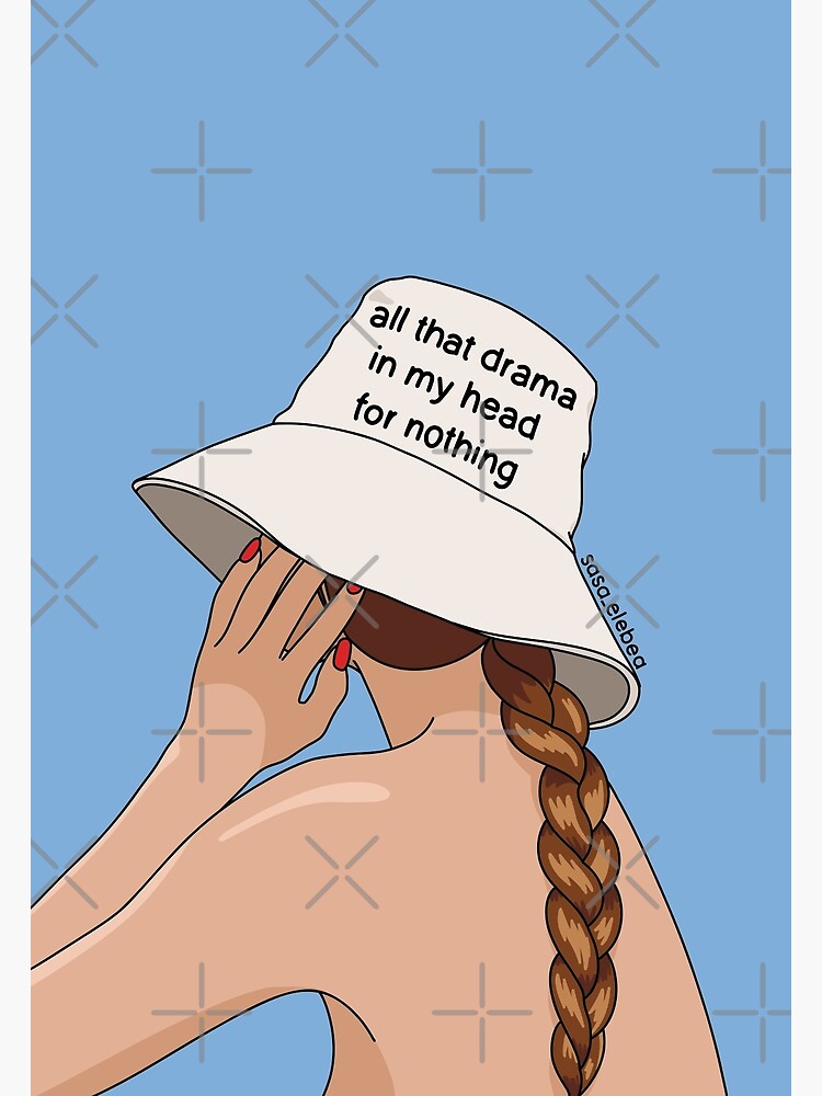 Thumbnail 3 of 3, Poster, All that drama in my head for nothing by Sasa Elebea designed and sold by elebea.