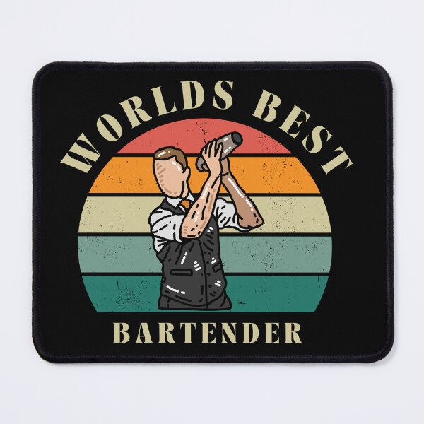 Item preview, Worlds Best Bartender T-Shirt designed and sold by Keysclothing.