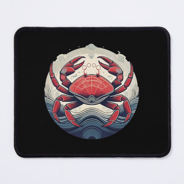 Item preview, Ocean Majesty: Geometric Dungeness Crab designed and sold by Farid1Shop.