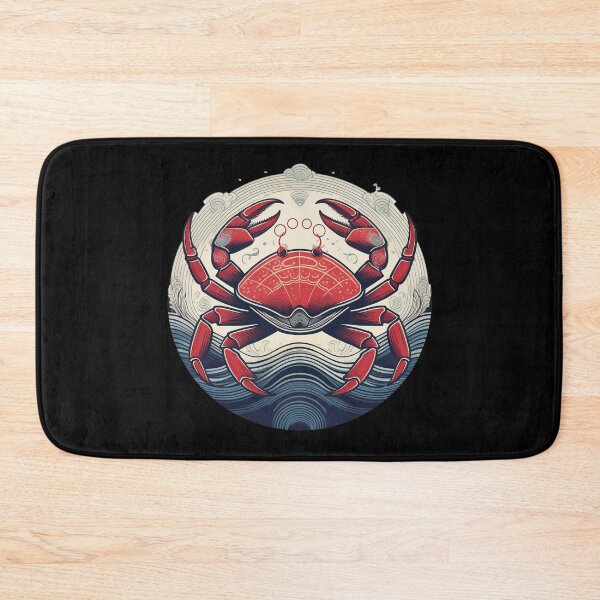 Item preview, Ocean Majesty: Geometric Dungeness Crab designed and sold by Farid1Shop.