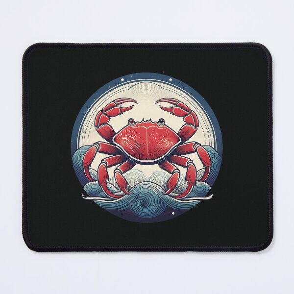 Item preview, Serenity of the Sea: Geometric Dungeness Crab designed and sold by Farid1Shop.
