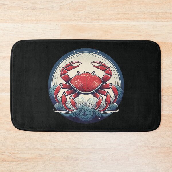 Item preview, Serenity of the Sea: Geometric Dungeness Crab designed and sold by Farid1Shop.