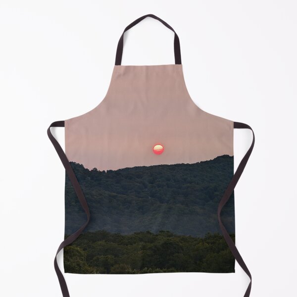 Item preview, Crimson Sunrise Over Verdant Hills designed and sold by NoRagetsArt.